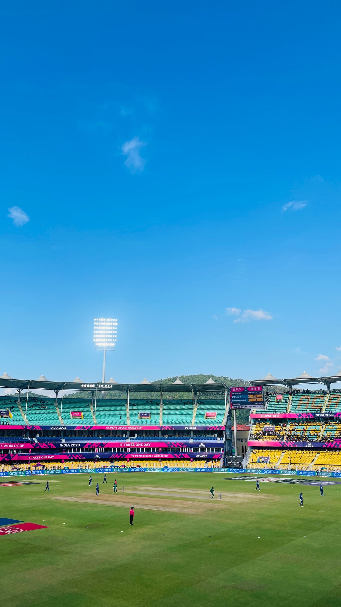 Cricket match atmosphere, Barsapara Stadium