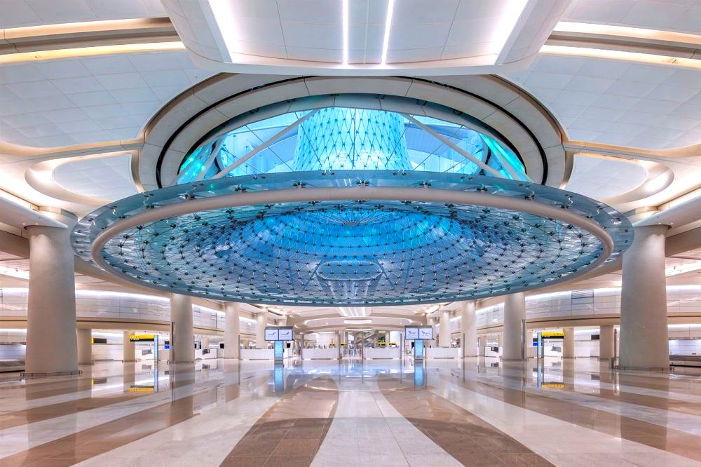 Zayed International Airport terminal, Abu Dhabi